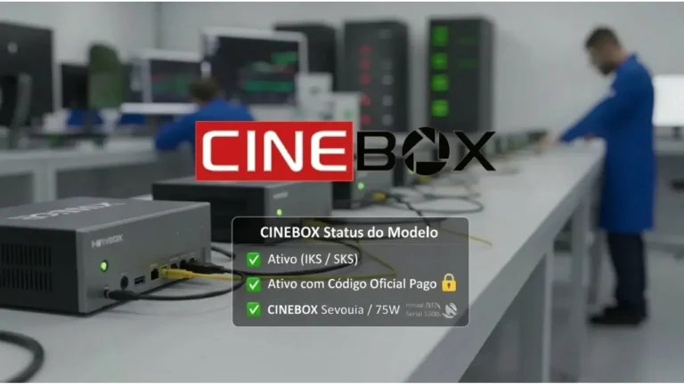 Cinebox Modelos Ativos, IKS/SKS e Código Oficial • 01/05/2026